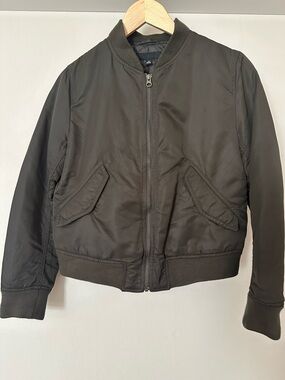 Uniqlo Women’s Olive Green Bomber Jacket